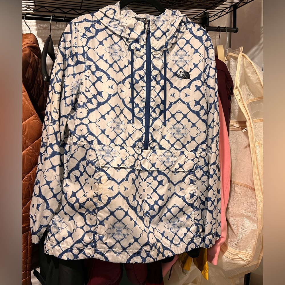 Tie Dye North Face Wind Breaker